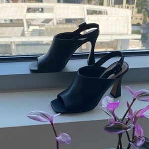 Vince Camuto Black Slingback Heels